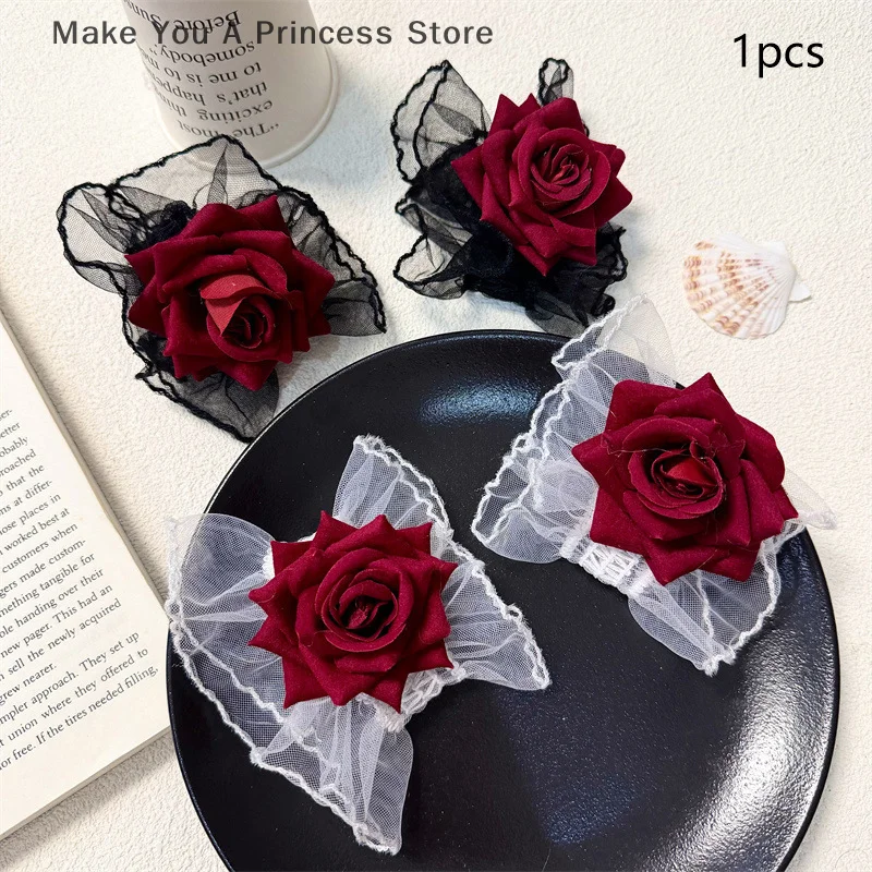 Nagelfoto Handschoen Mooie Zachte Nep Manchetten Decoratieve Kant Flare Manchetten Mode Sexy Nail Art Accessoires Fotografie Props