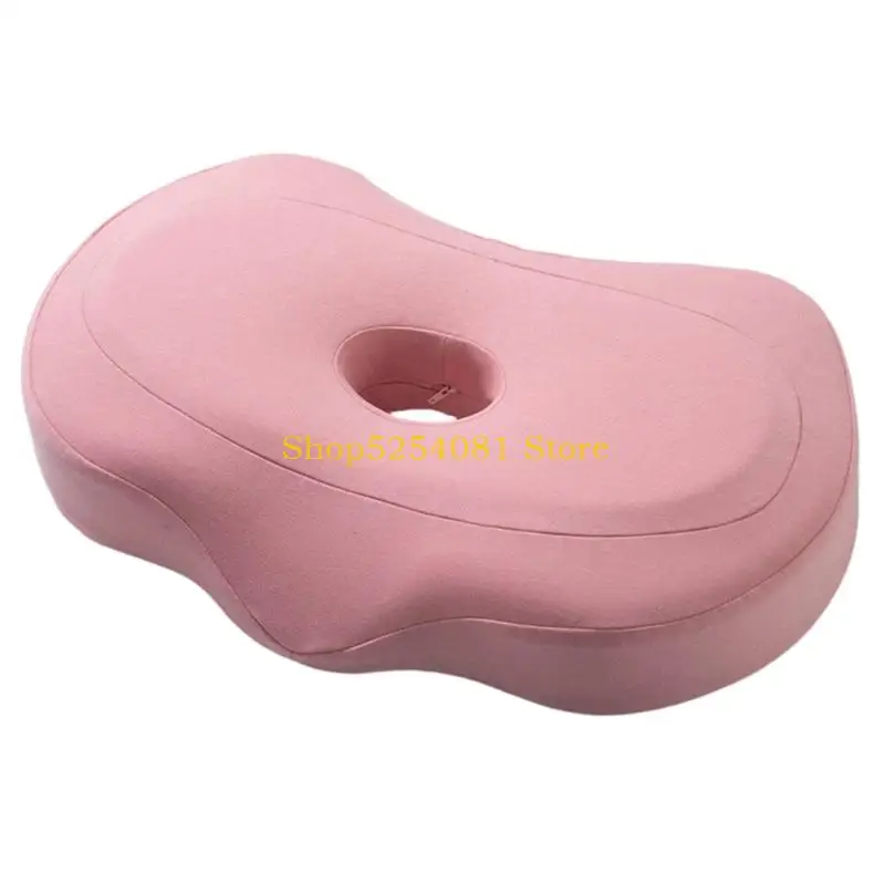 AXYC Soft Memory Foam Pillow Single-hole Ear Pillow For Side Sleepers Needing Ear Uncomfort Relief And Support