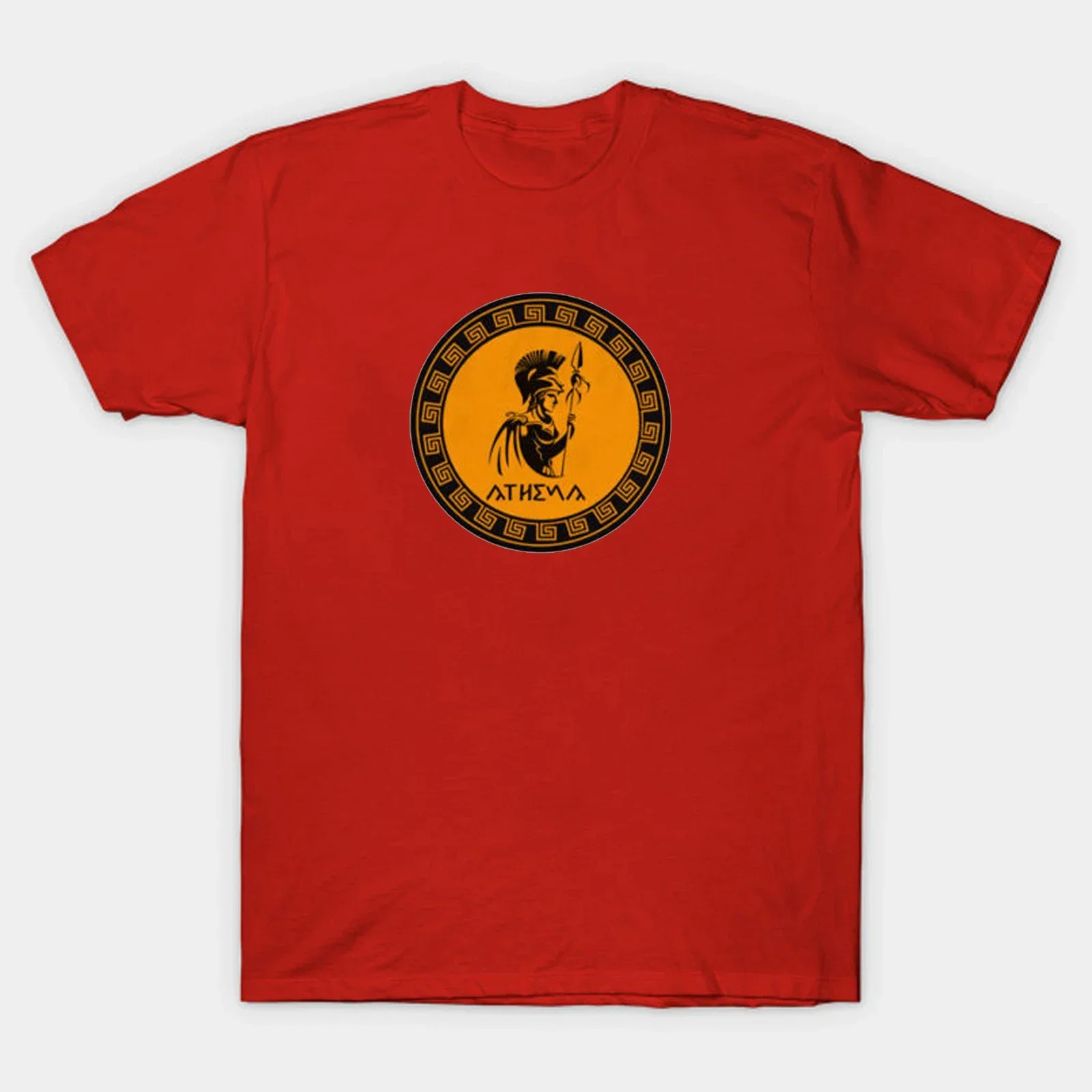 Athena- Goddess of Wisdom and War. Ancient Greek Mythology T-Shirt. Summer Cotton Short Sleeve O-Neck Mens T Shirt New S-3XL