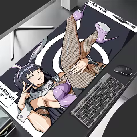 Mouse Pad naruto hyuuga hinata Large Gamer Keyboard Desk Mouse Mat Carpet Rubber Tapis Souris Gaming Notbook 800x300 Mousepad