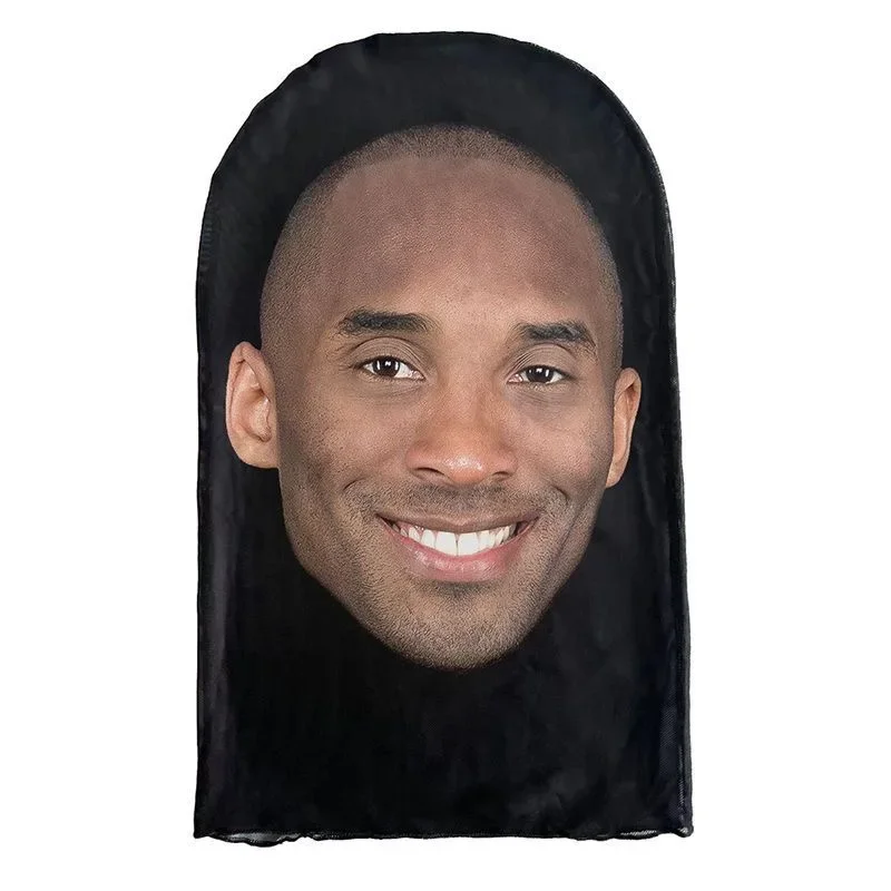 2024 3D Printed Seamless Messi Face Mask Celebrity Funny Dust Head Cover Sunscreen Riding Scarf Cosplay Headwear Hip Hop Hood