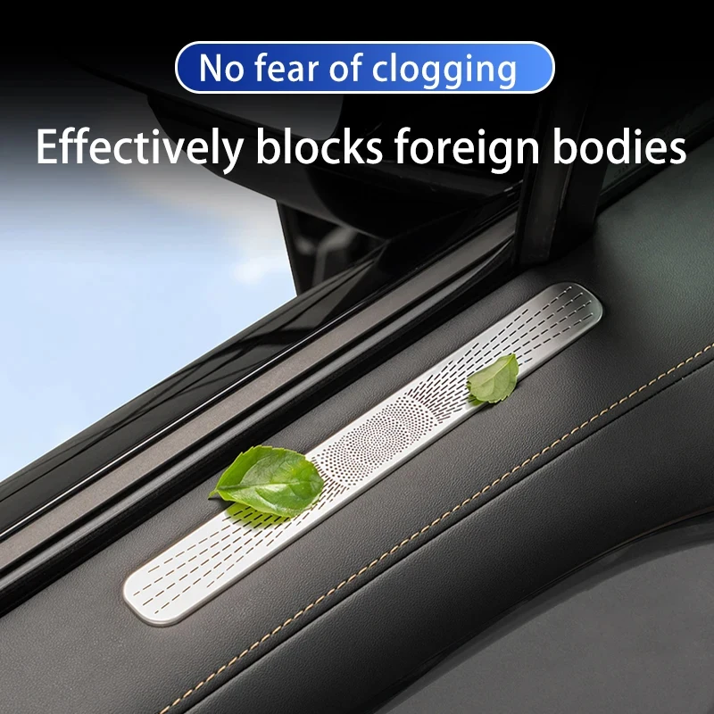 Door Outlet Protective Cover, Metal Protection, Dustproof, Anti-Blockage, Automotive Interior Accessories For ZEEKR 7X