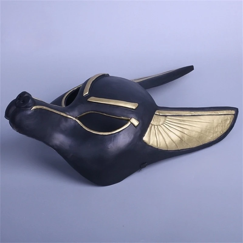 Cosplay Prop Egypt Anubis Cosplay Mask PVC Wolf Head Helmet Halloween Cosplay Accessories Party Show Costume Props