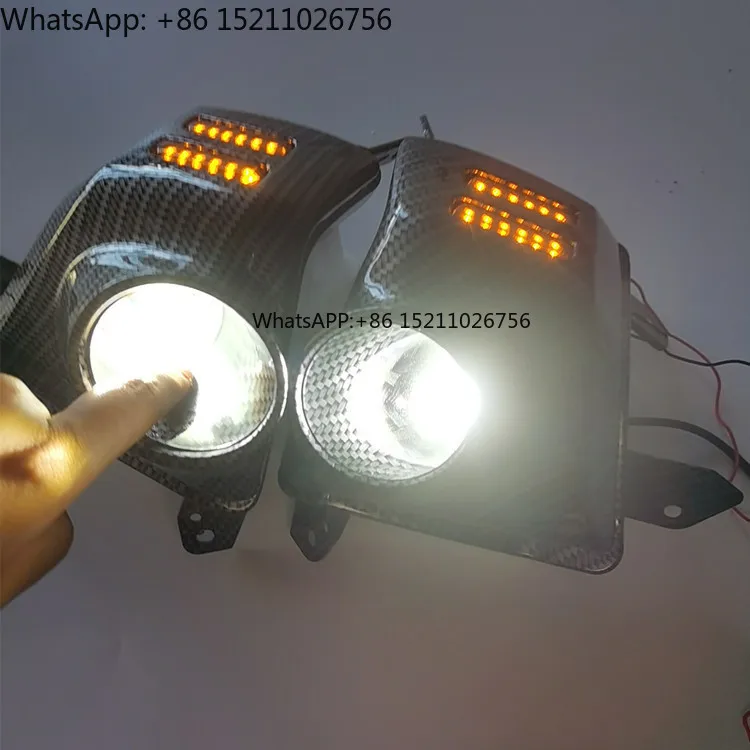 

JPA MOTORCYCLE LED SIGNAL LAMP MODIFIED FISH EYES TURN LIGHT for YAMAHA NMAX 155 2017 2018 2019