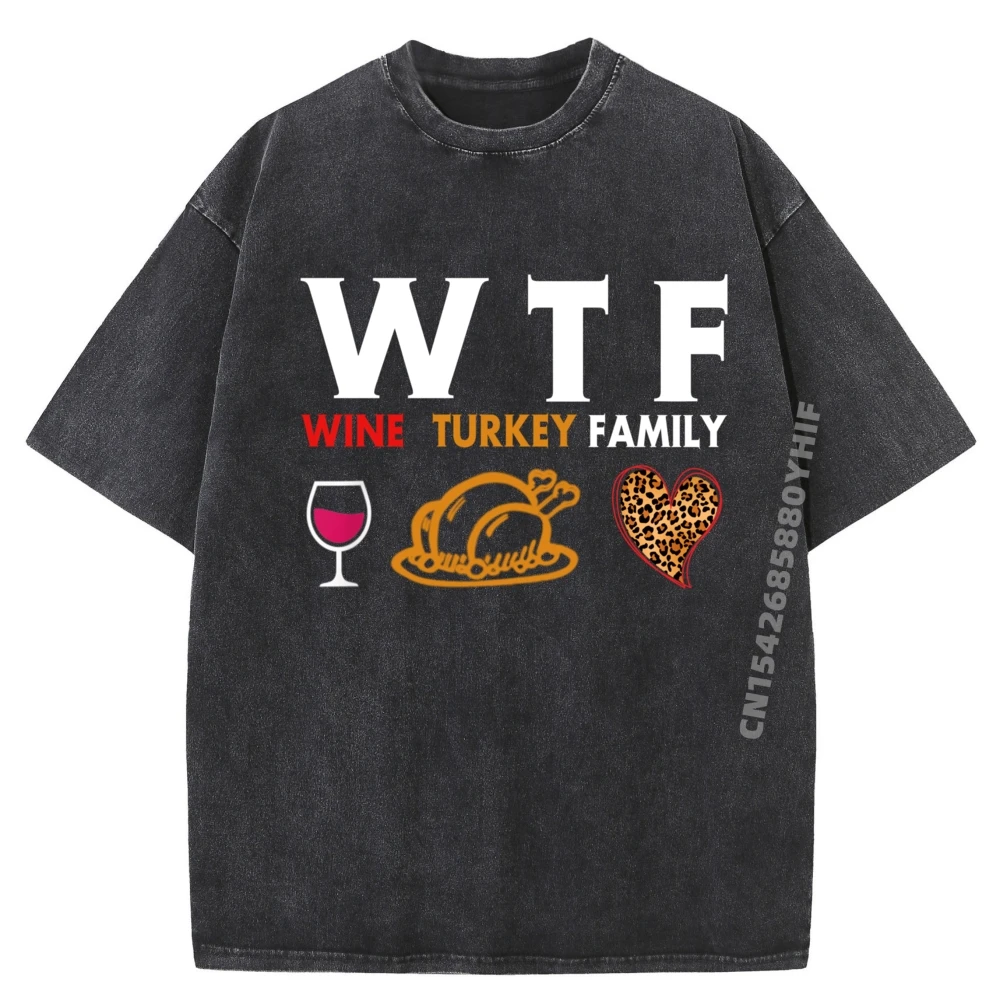 

Новейшие футболки с принтом, забавные футболки Wtf Wine, Турция, семейная мужская одежда на День Благодарения, рубашки с рисунком, мужская дышащая стираная одежда