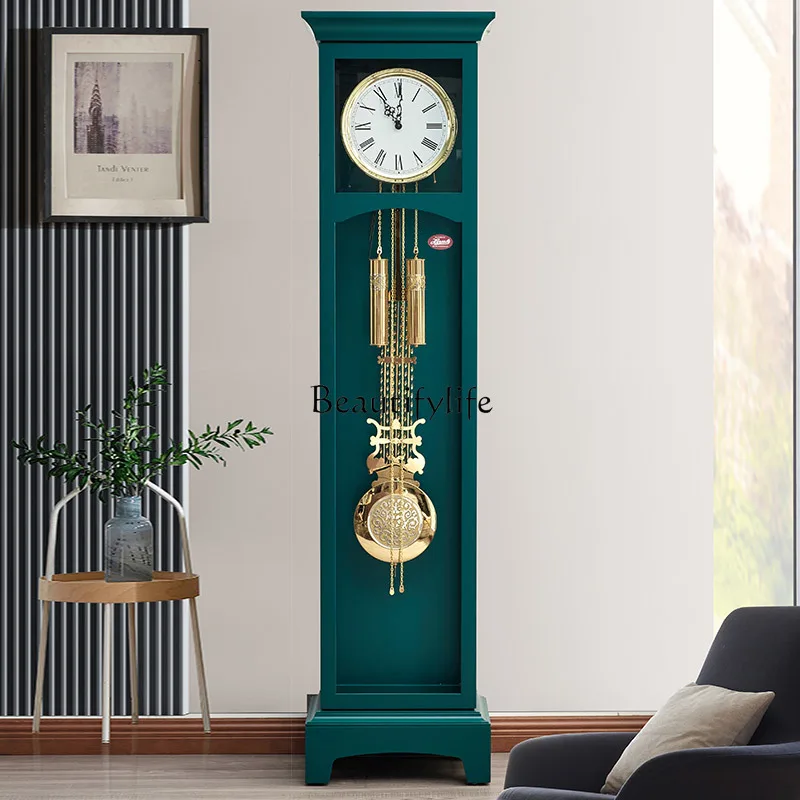 

German Helmler Modern Floor Clock Light Luxury Home Simple Fashion Clock
