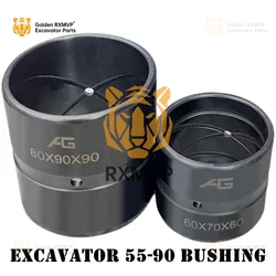 Excavator 55 60 65 70 80 90 Bucket Shaft Steel Sleeve Bushing Horse Head Inner Sleeve Straight Sleeve Wear-resistant Pin Sleeve