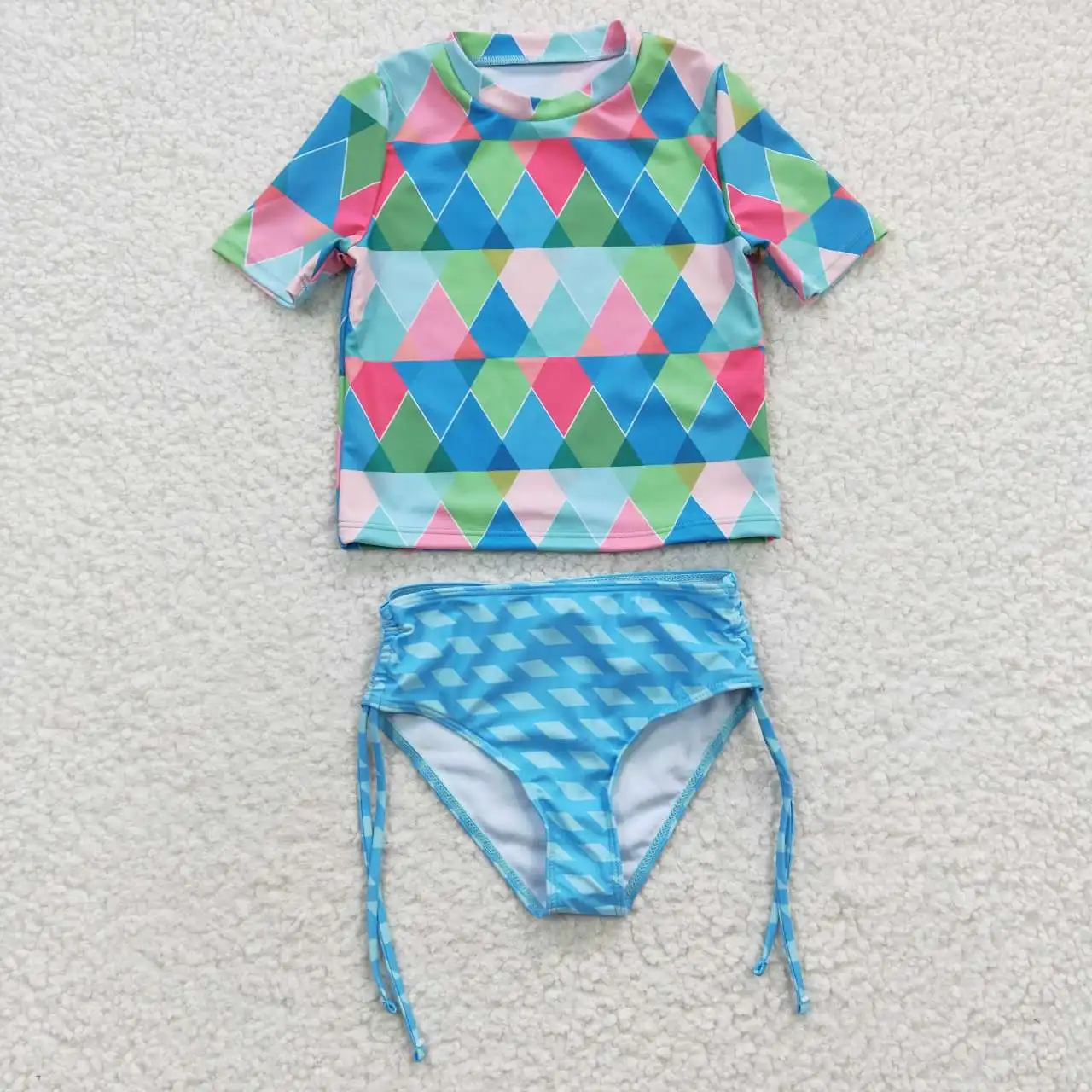 

New Update RTS Baby Girls Bikini Swimming Set Toddler Girls Beachwear Kids​ Summer Swimsuits