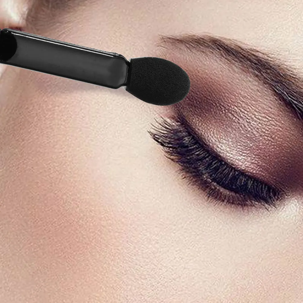 

120pcs Eye Shadow Stick Makeup Brushes Double Head PP Non Latex Lightweight Portable Blending Tools Eyeshadow Brush Women