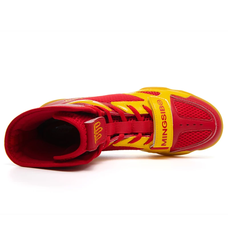 

Новинка 2025 года, мужские и женские борцовские туфли, дышащие боксерские туфли с сеткой для унисекс, качественная боевая обувь для пар, тренировочная обувь для спортзала