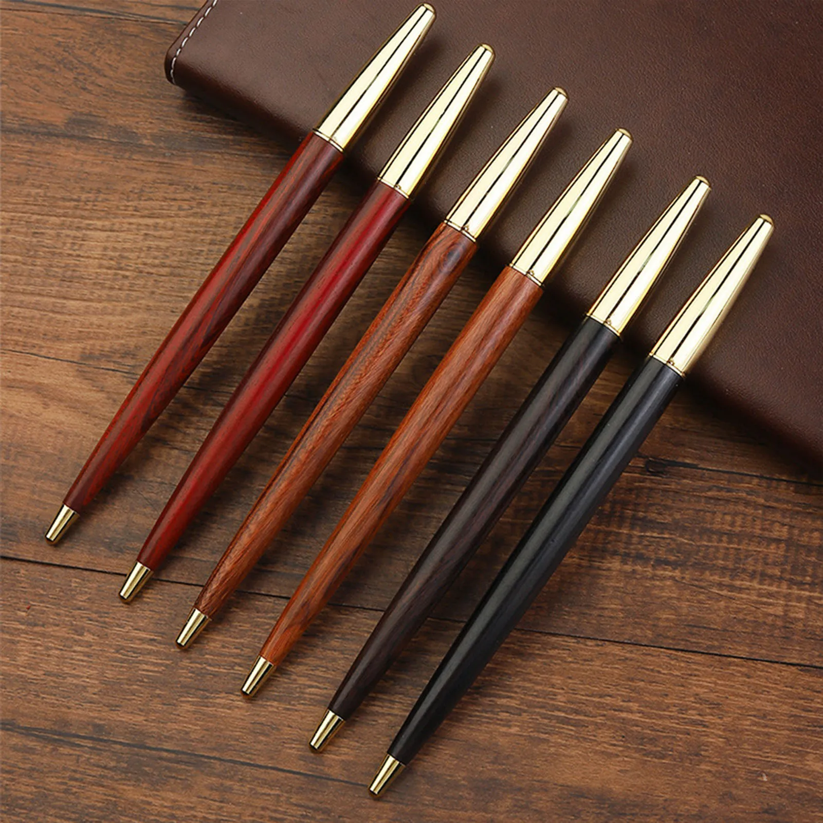 Classic Wooden Fountain Pen Handmade Ink Pen Sign Pen Gift for Friends Family Members