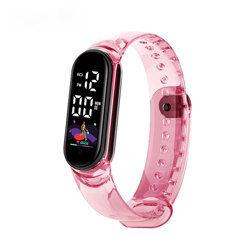 Reloj electrónico LED transparente para mujer, moderno y Simple, deportivo al aire libre, resistente al agua, para estudiantes, nuevo