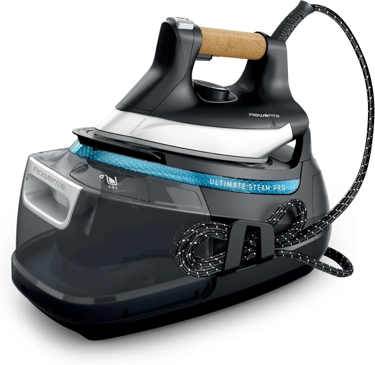 Professional Steam Station for Clothes, 1800 Watts, 1.3L Removable