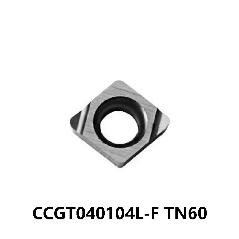 Original CCGT14111L-F CNC Lathe Cutter CCGT 040104 CCGT040104 CCGT040104L-F TN60 80° Plates Carbide Inserts Turning Tools Shank