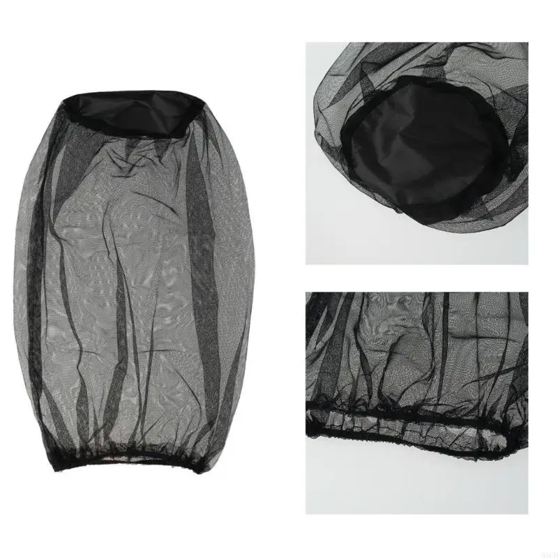 M6CD 4 قطعة البعوض درع القبعات غرامة شبكة المعاوضة تنفس قبعة صيد صافي للنشاط في الهواء الطلق الحشرات منع #3