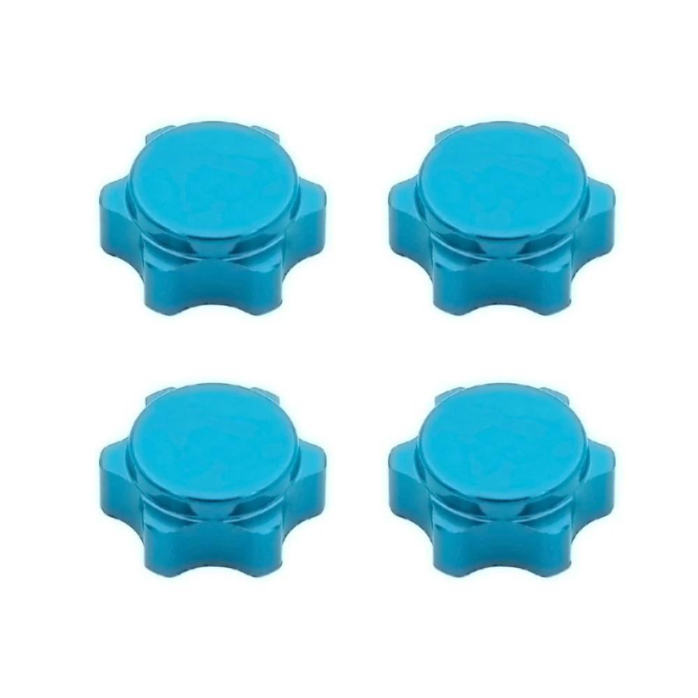 17mm Aluminum Wheel Hub Hex Nut Fine Anti-Dust Cover For 1/8 RC Hobby Car BuggyTruck Hop-Up Parts HSP Axial HPI Himoto