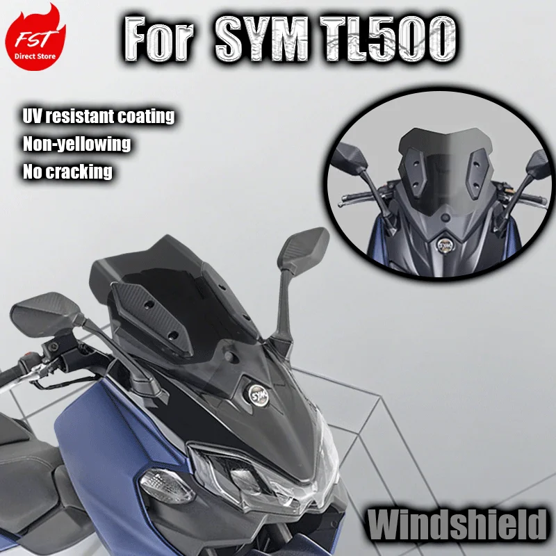 

For modifying the windshield of SYM TL500, including front windshield chest protection racing windshield and TL508 modificati