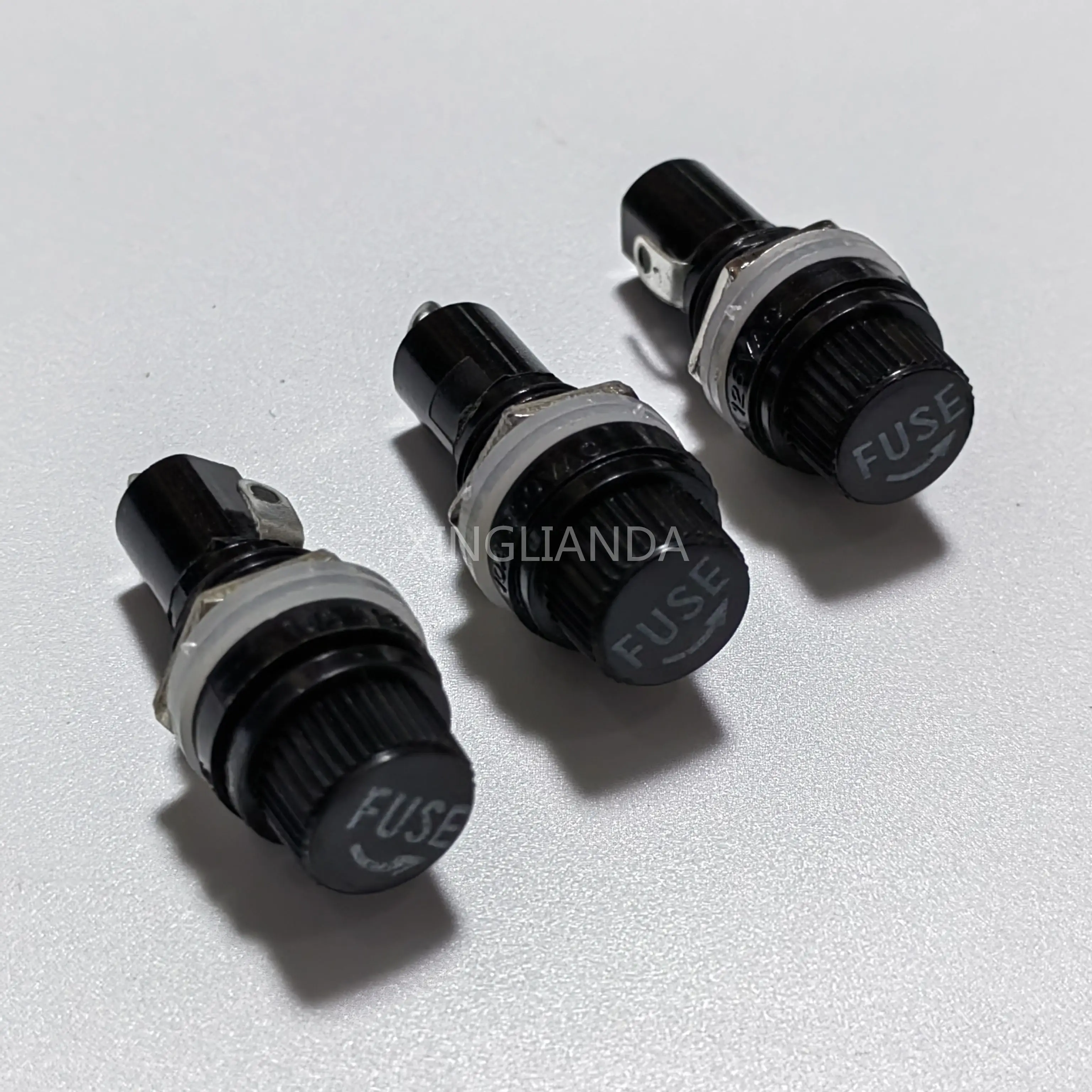 20PCS 5x20mm Glass Fuse Housing 5*20 Insurance Tube Socket For Insurance Panel Mount