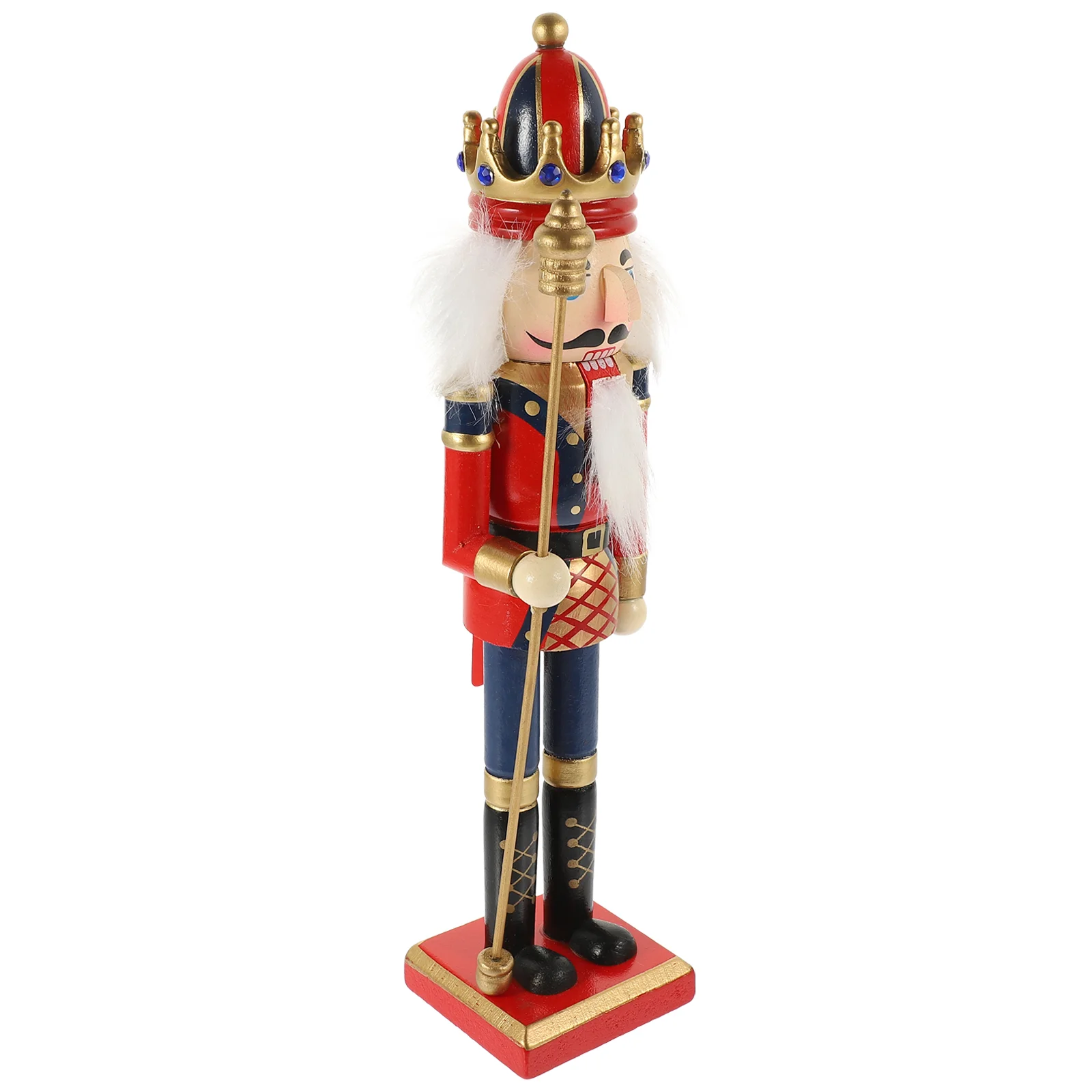 Nutcracker Xmas Party Supplies Vintage Decor Wooden Table Ornament Desktop Christmas Nutcrackers Decorations