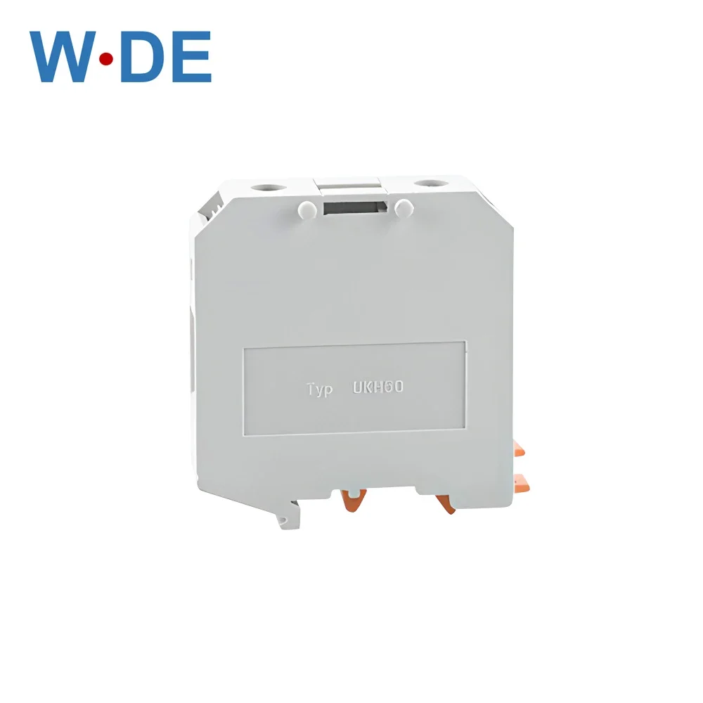 1 Piece Din Rail Terminal Blocks UKH-50 Universal Class Connector Screw Terminal Block UKH50