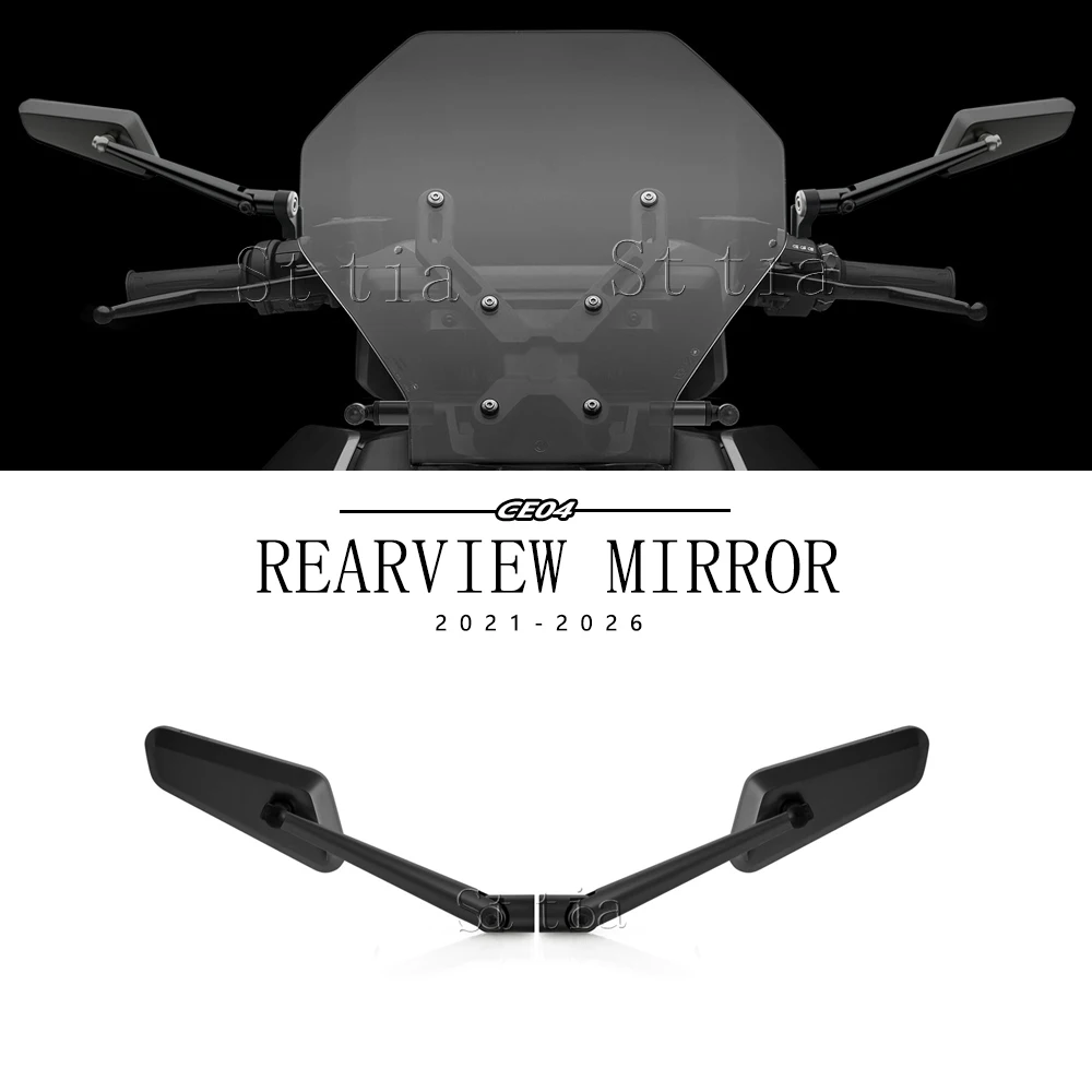 

New Motorcycle Wing Mirrors Adjustable Rotating Rearview Side Mirror For BMW CE 04 CE04 ce04 2021-2025 Wind Wing Mirrors