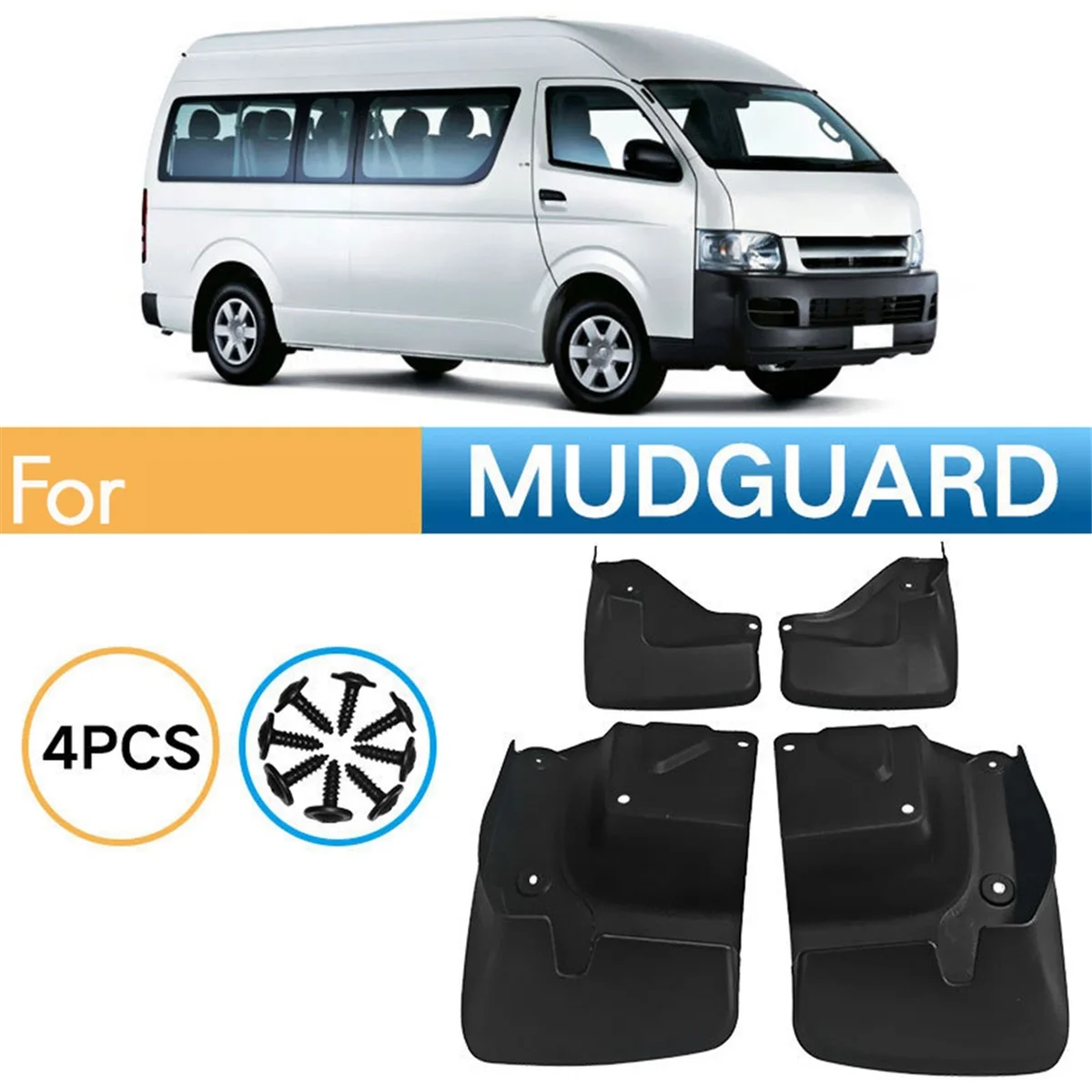 4PCS Car Mudguard Mud Flaps Splash Mud Guard for 2012-2018 Car Accessories