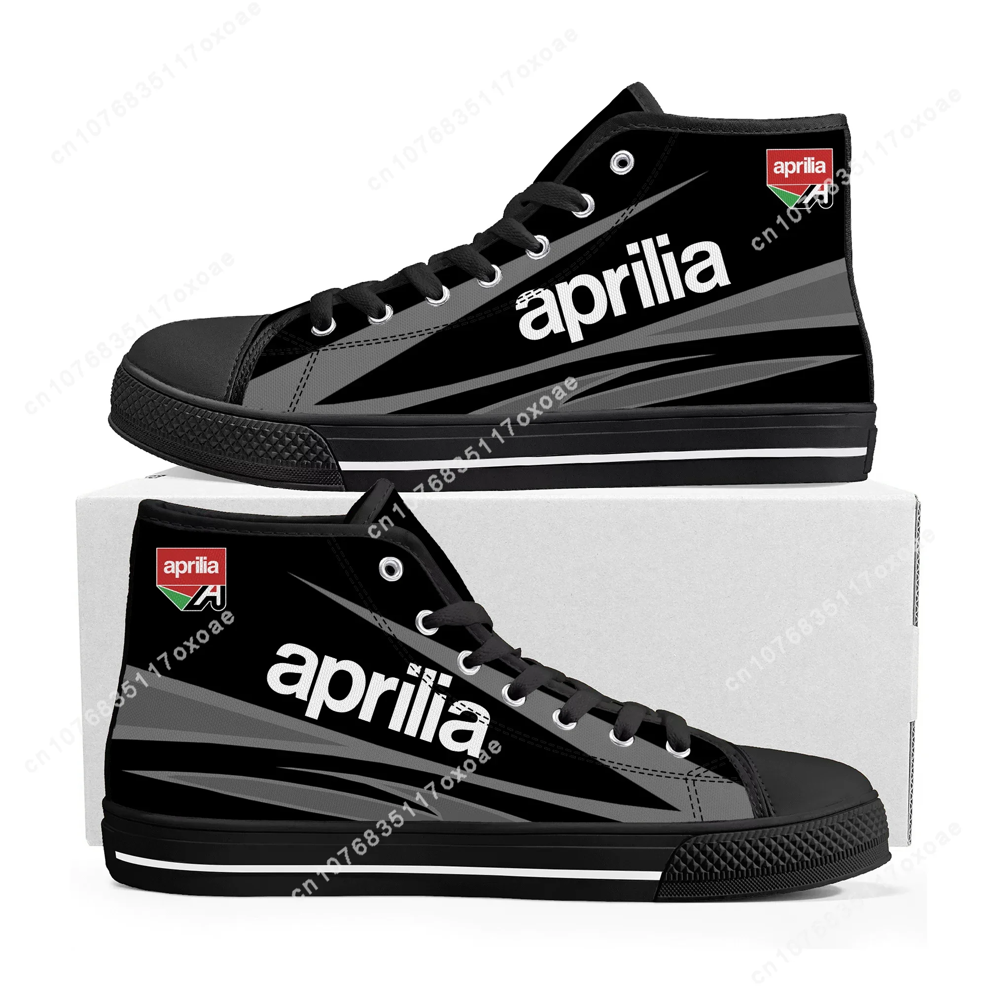 

Aprilia Shoes High Top Sneakers Mens Womens Teenager High Quality Canvas Sneaker couple Casual Shoe Customize Shoes