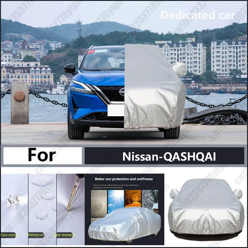 

For Nissan-QASHQAI Oxford cloth car cover for sun protection, rain resistance, and all season special car dust cover