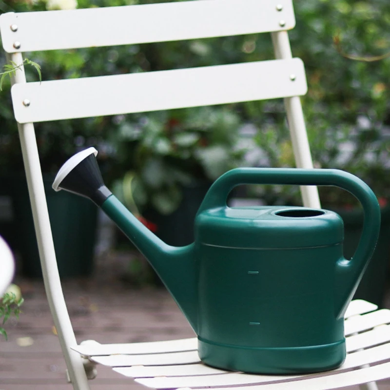 Gardening Watering Can Plastic Capacity with Long Nozzle Watering Pot for Balcony Vegetable Planting Flower Sprinkling