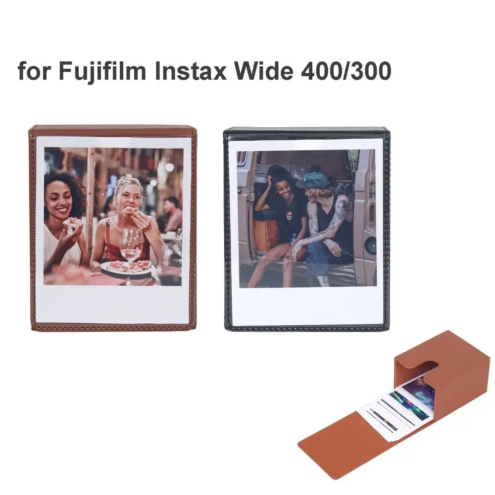 Instant Camera 5 inch Photo Storage Box Large Capacity PVC Card Holder High Quality Household for Fujifilm Instax Wide 400/300