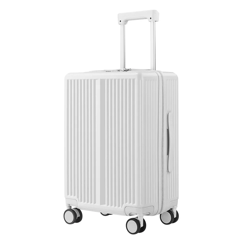 Valise à roulettes universelle anti-chute avec mot de passe, valise de voyage pour l'embarquement, 28 pouces, 20 pouces, 50