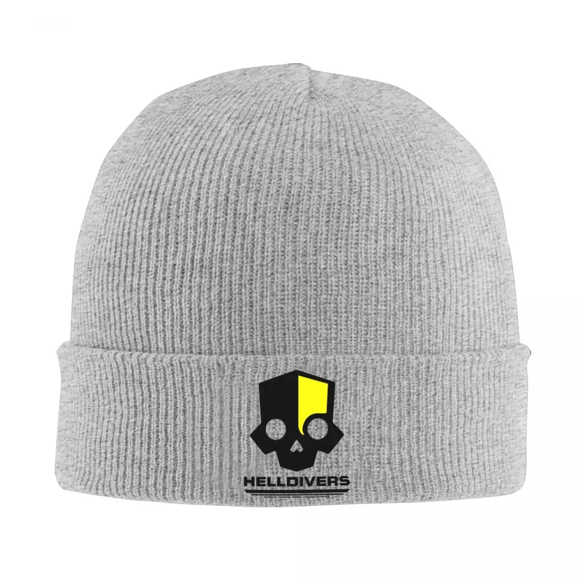 Helldivers 2 Game Beanie Hats helldiver inspired Skull Knitted Hat Hippie Thermal Elastic Men Caps Autumn Hip Hop Bonnet Hats