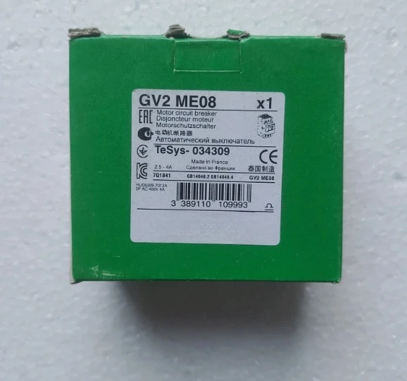 

Brand New Original Black GV2ME08 3P 2.5-4A Screw clamp terminals Motor circuit Fast delivery