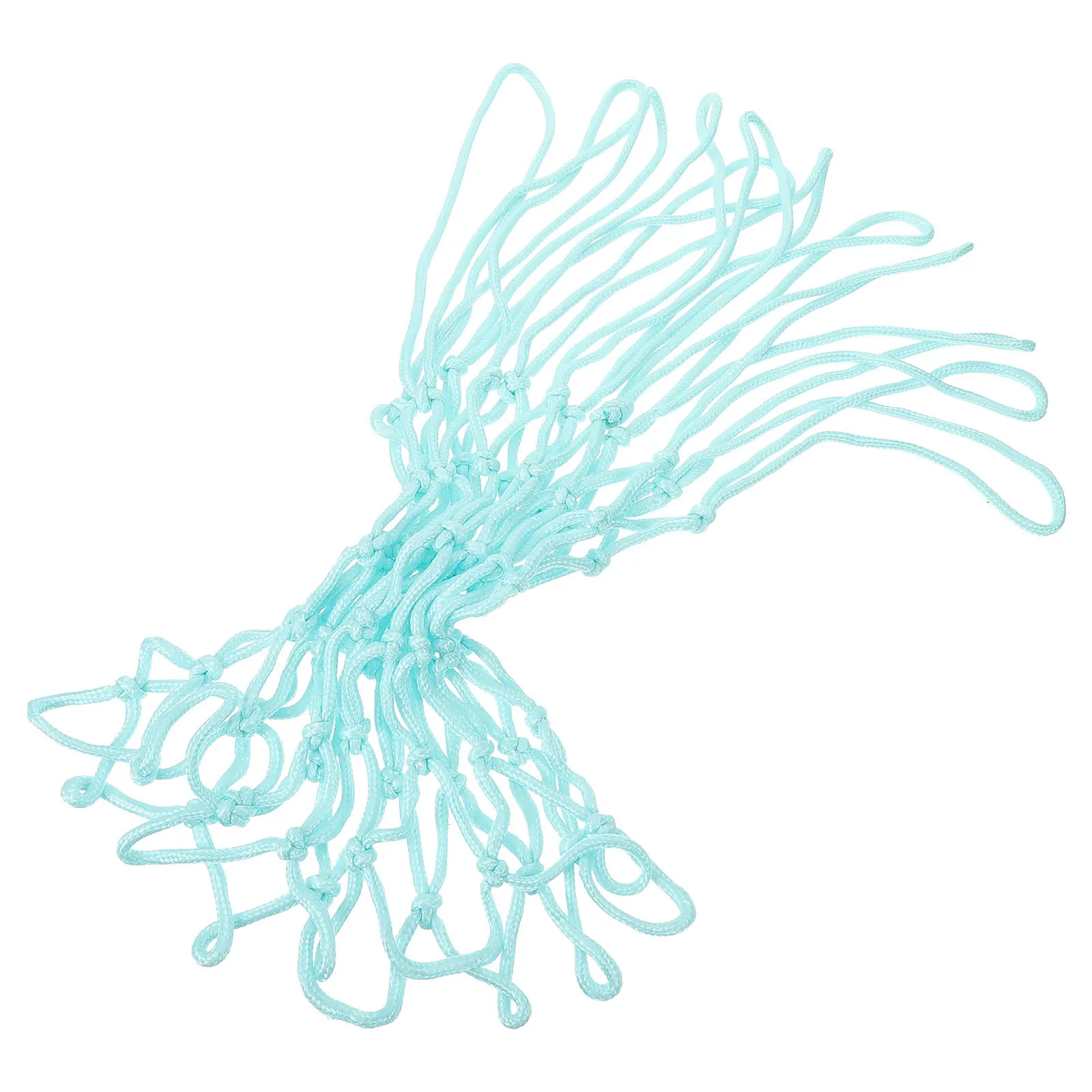 発光バスケットボールネット 高耐久性 ナイロン製 交換用バスケットボールフレームネット 屋外/屋内用 バスケットボールフープメッシュバッグ