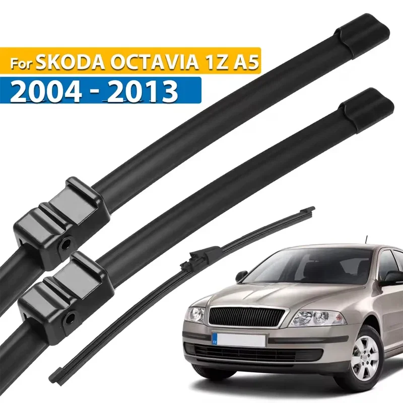 

Wiper Front & Rear Wiper Blades For Skoda Octavia A5 1Z 2004 - 2011 Combi & Hatchback Windshield Windscreen 24"+19"+16"