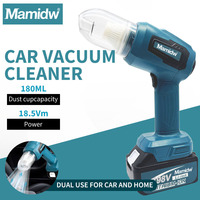 Mamidw Electric Mini Brushed Cordless Vacuum with 6000rpm Multifunction for Home DIY For Makita 18v Battery PIN