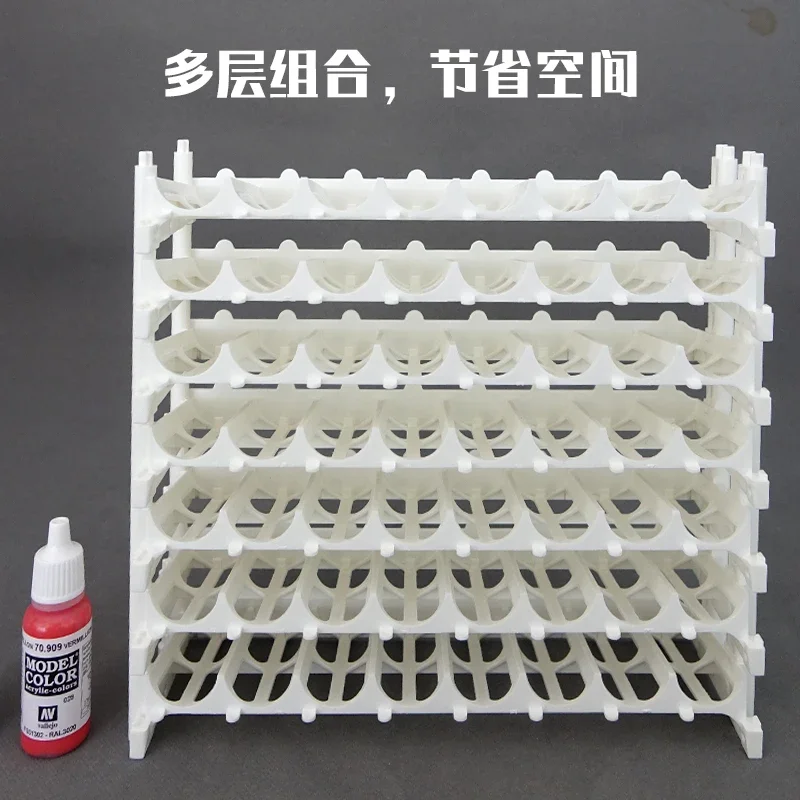 PT006 Easy Assembled Acrylic Composable Rack AV AK AMMO Paint Pigment Storage Shelf  Holder  DIY