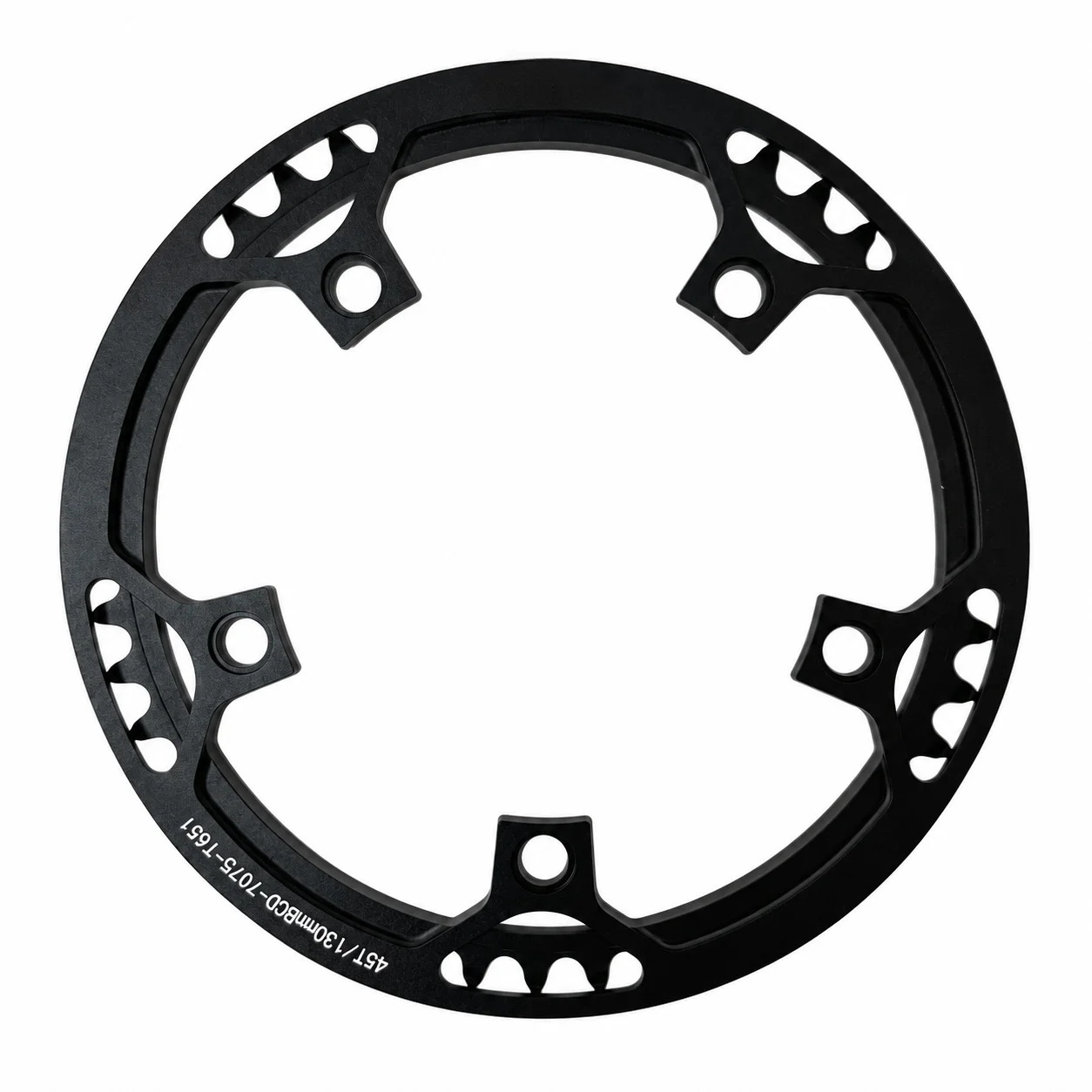 Folding Bike 45T/47T 130BCD 5-Arm Aluminum Single Chainring With Guard For DAHON Cycling Accessories