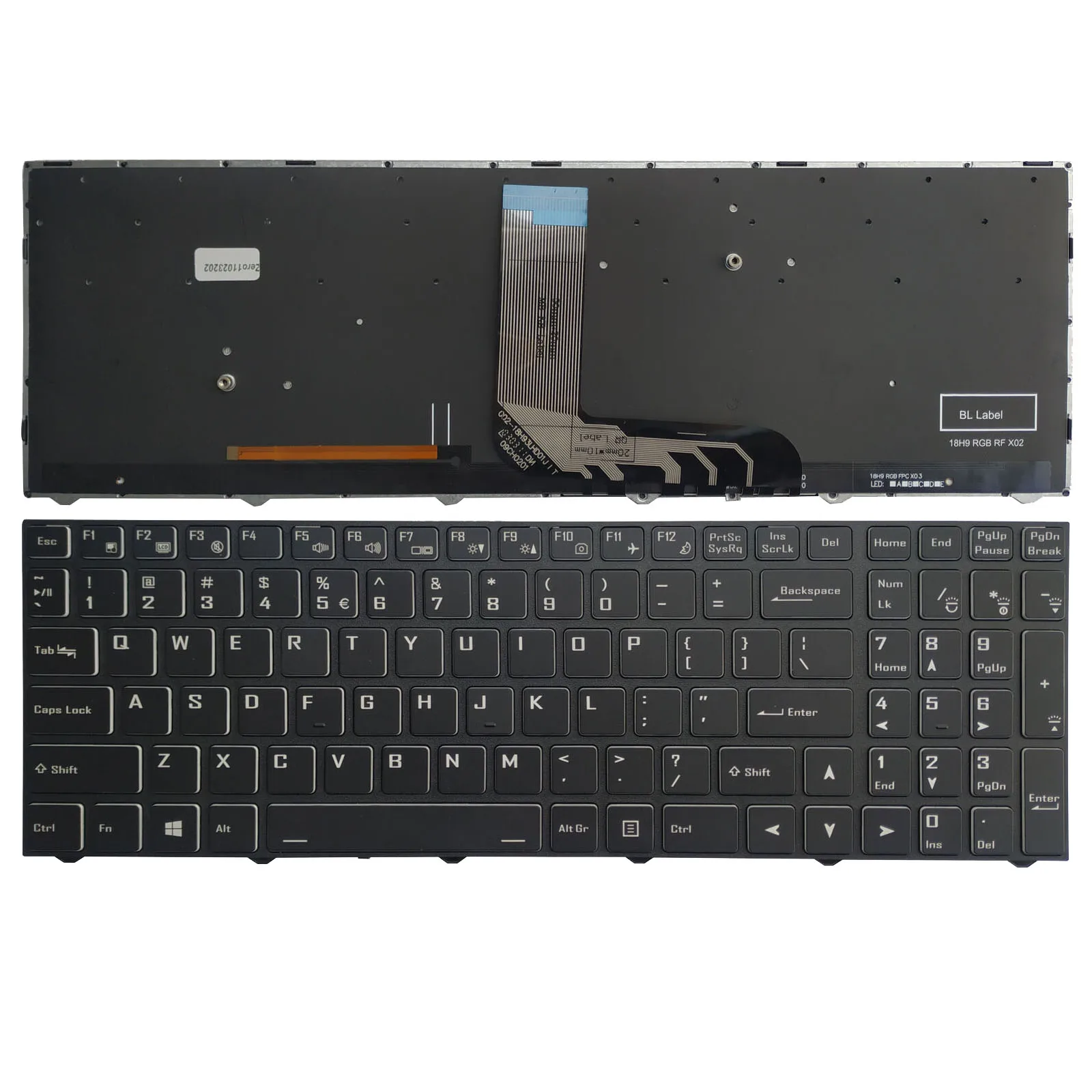 

US UK Russian Backlit New Laptop Keyboard for Gigabyte G5KC G5 MD GD G7 MD GD G7KC 6-80-N15Z0 N815Z0