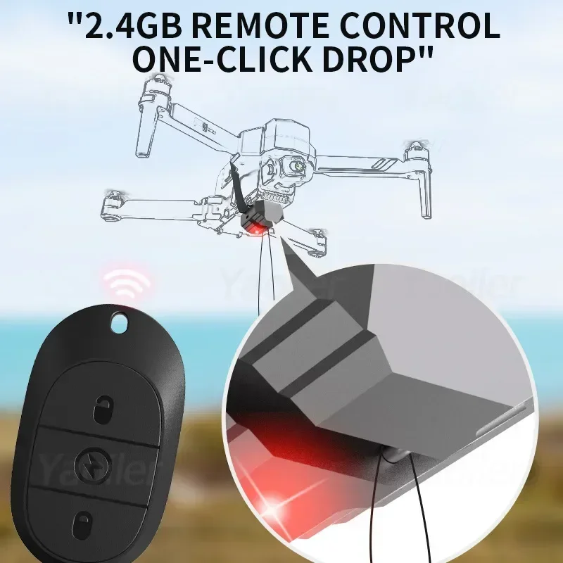 NEW Drone Airdrop System for DJI Mini 4K/Mini 4 Pro/Air 3/Mini 3 Pro/Mavic 3/Mavic Pro Aerial Thrower Fishing Rescue Send Gift