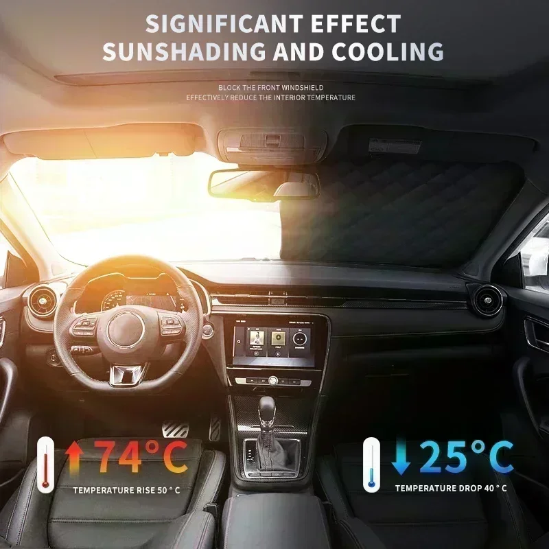 

1 шт. Зимний солнцезащитный экран для лобового стекла автомобиля, защита от инея и солнца, для BMW M GT