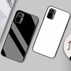 For Xiaomi Redmi Note 10s Note10 Pro Case Tempered Glass Fashion Cover for Redmi Note 11 Pro 11s 10 5G 10T 7 8 8T Note9 6 9 9S