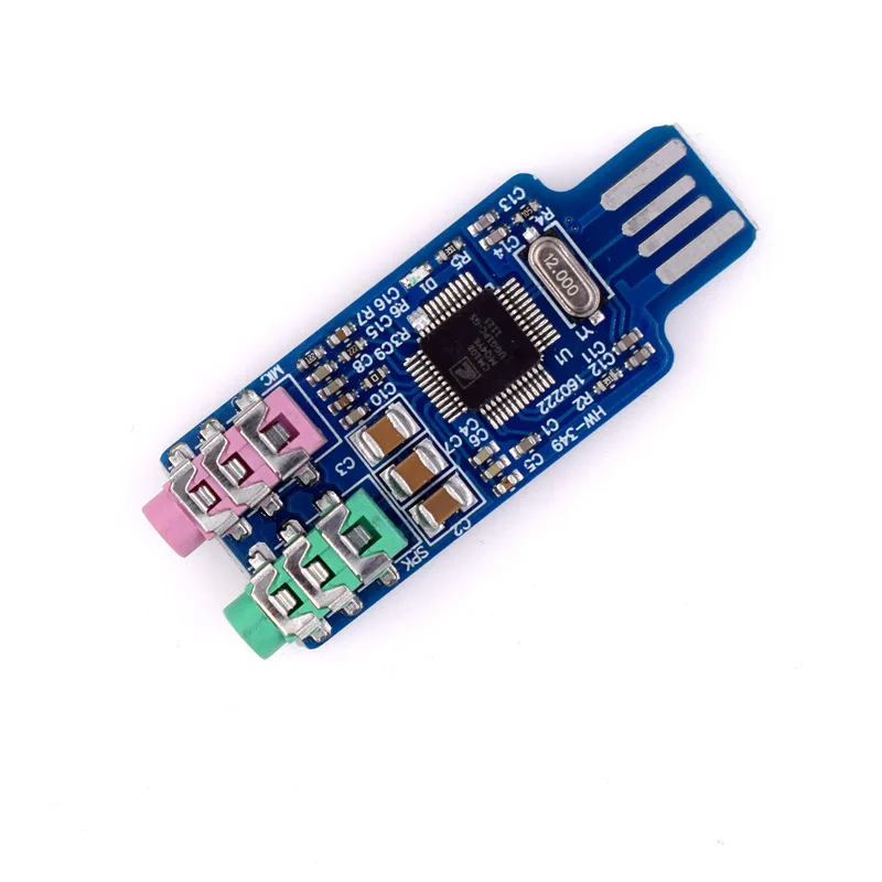 Driver free USB sound card external sound card laptop sound card minimum order 4 pieces