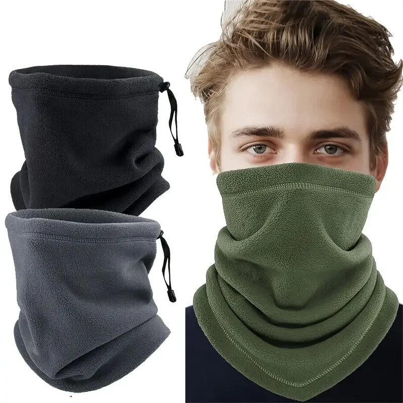 جديد للجنسين القطبية الصوف قابل للتعديل سميكة الرقبة أدفأ قناع الوجه سنود وشاح قبعة تزلج يندبروف الشتاء الرقبة الجراب بالاكلافا