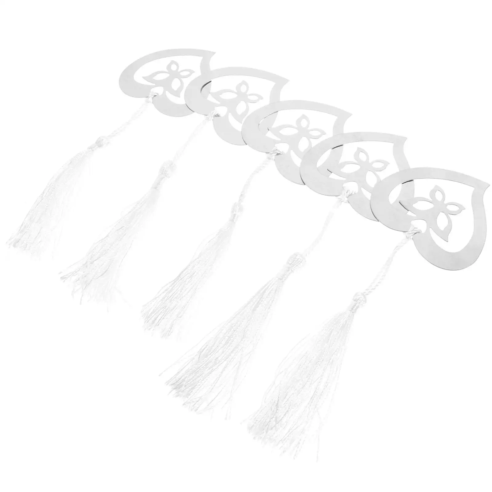 

6 Pcs Bookmarks Hollow Metal Bookmarks Design Long Lasting Gifts for Students Writers Readers Book Lovers Cute Clips