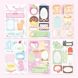 Korean Light Ancient Early Wind Cut Film Sticky Note Sticker Writteable on The Handbook Collage Sticker DIY Handbook Decoration