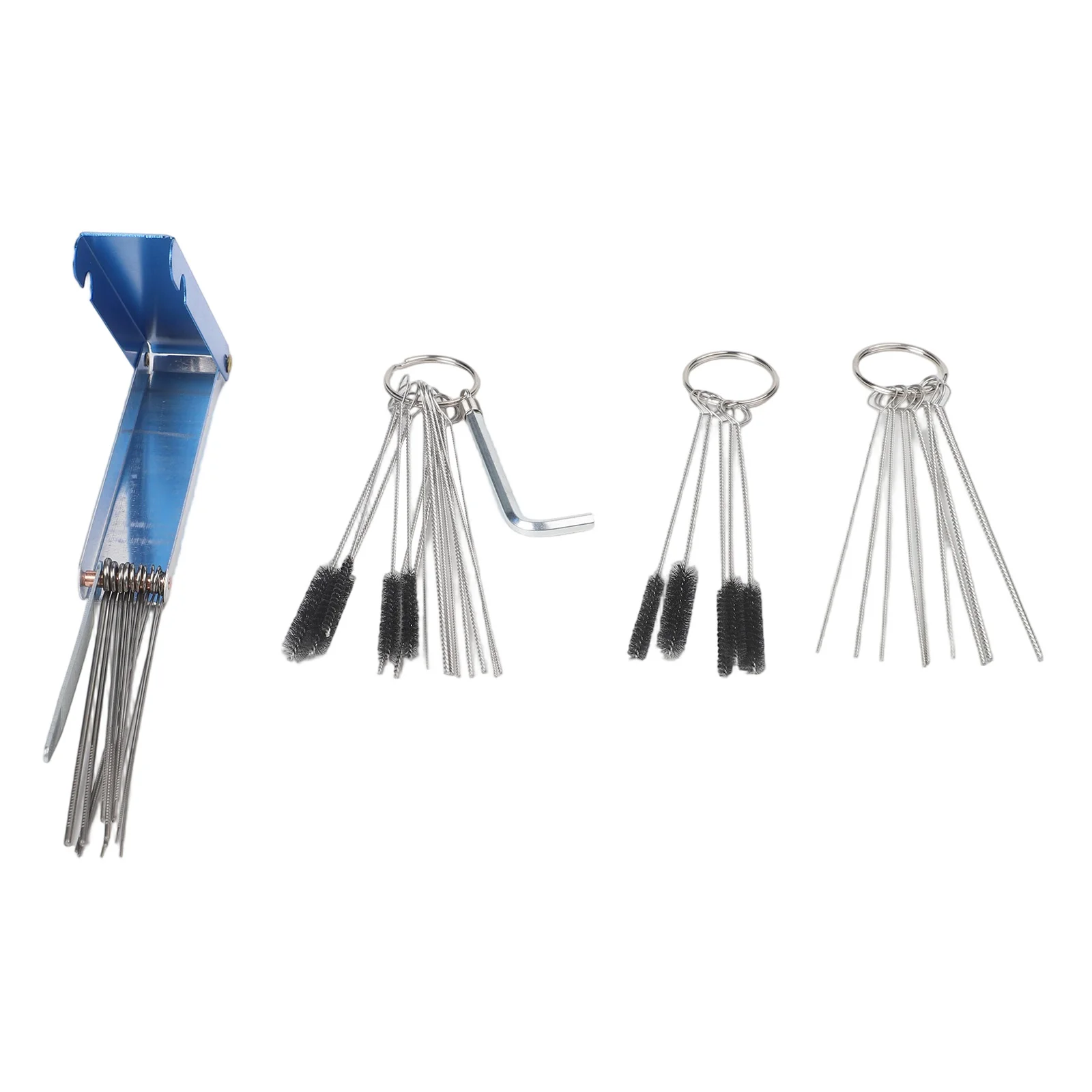 Welding Machine Brush Aluminum Box 10cm Carburetor Cleaning Tool 304 Stainless Steel Construction Effective Engine Cleaning