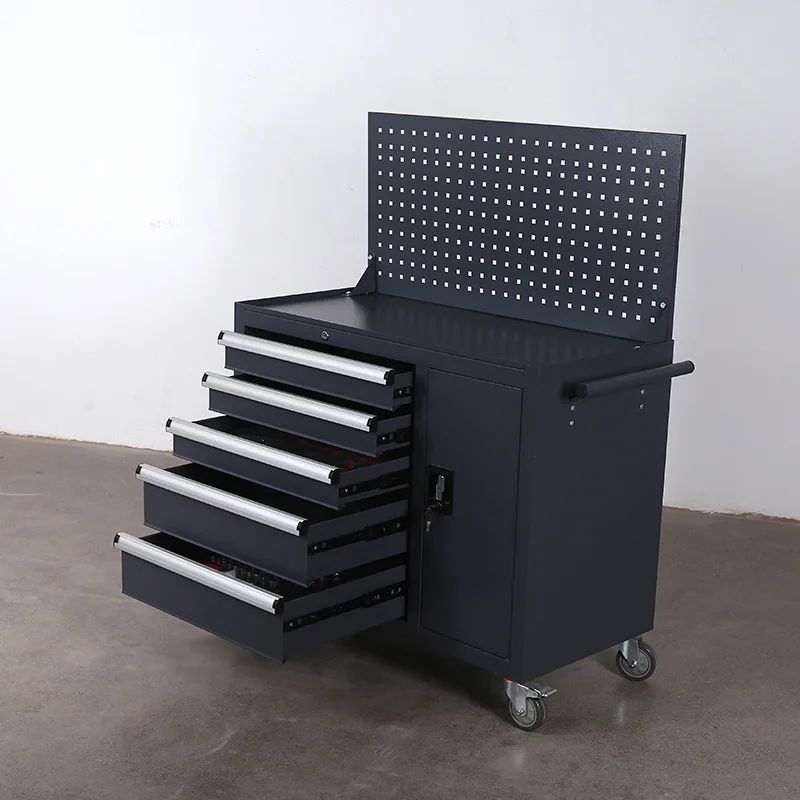 Heavy Duty Multi-function Tool Cart with Drawers for Auto Repair Parts Storage