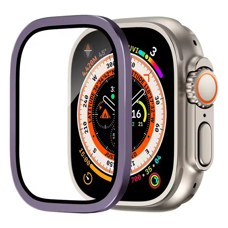 Aluminium Alloy Case+Tempered Glass for Apple Watch Ultra 2 49mm Anti-Scratch Screen Protector for iWatch Ultra 49mm Cover Film - Image 22