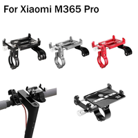 Aluminum Alloy Adjustable Anti-Slip Phone Holder for Xiaomi M365 Pro Electric Scooter Mobile Phone Stand - Red/Black/Silver